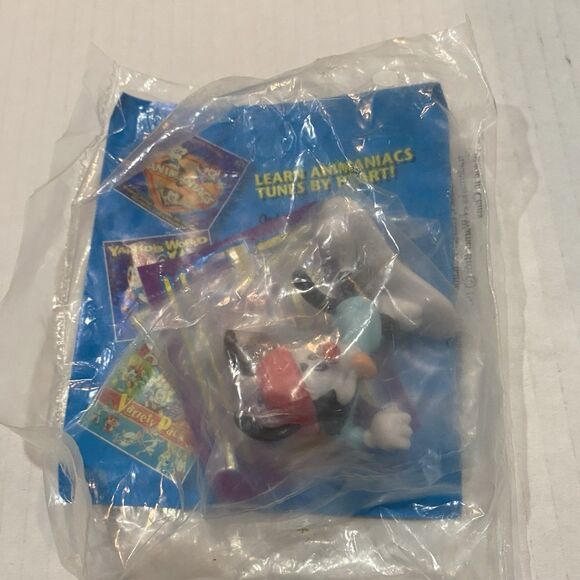 RARE Animaniacs Vintage Toys Happy Meal Jack in the Box Wakko Skate Racers 1996 - Picture 2 of 2